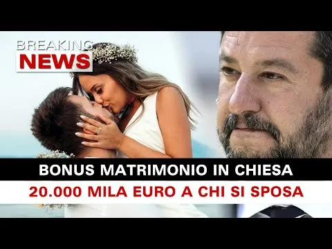Bonus matrimonio 20 mila euro come funziona