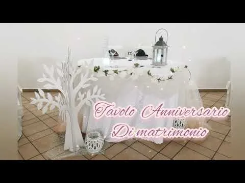 Come addobbare una tavola per 25 anni di matrimonio