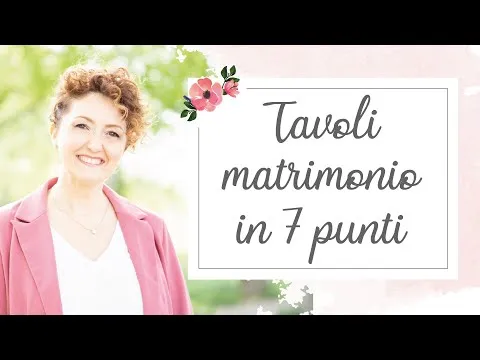 Come allestire un tavolo matrimonio