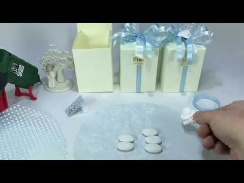 Come disporre bomboniere battesimo