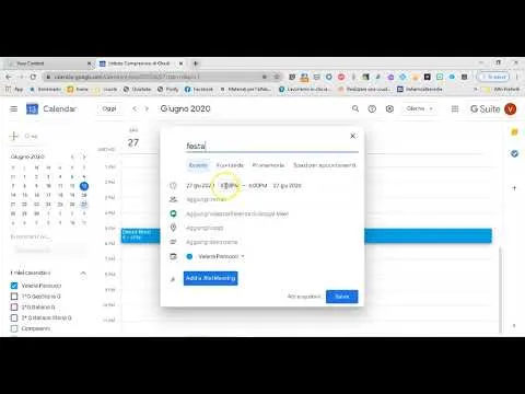Come fare un invito ad un evento