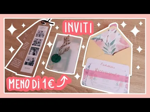 Come fare inviti matrimonio fai da te