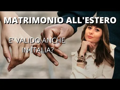 Come registrare un matrimonio estero in italia