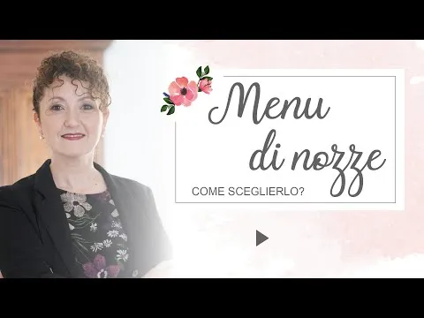 Come scrivere un menu matrimonio
