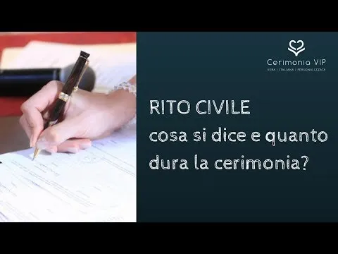 Come si celebra un matrimonio civile