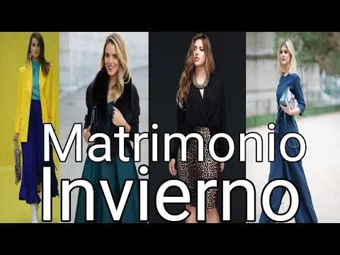 Como vestirse para un matrimonio en invierno